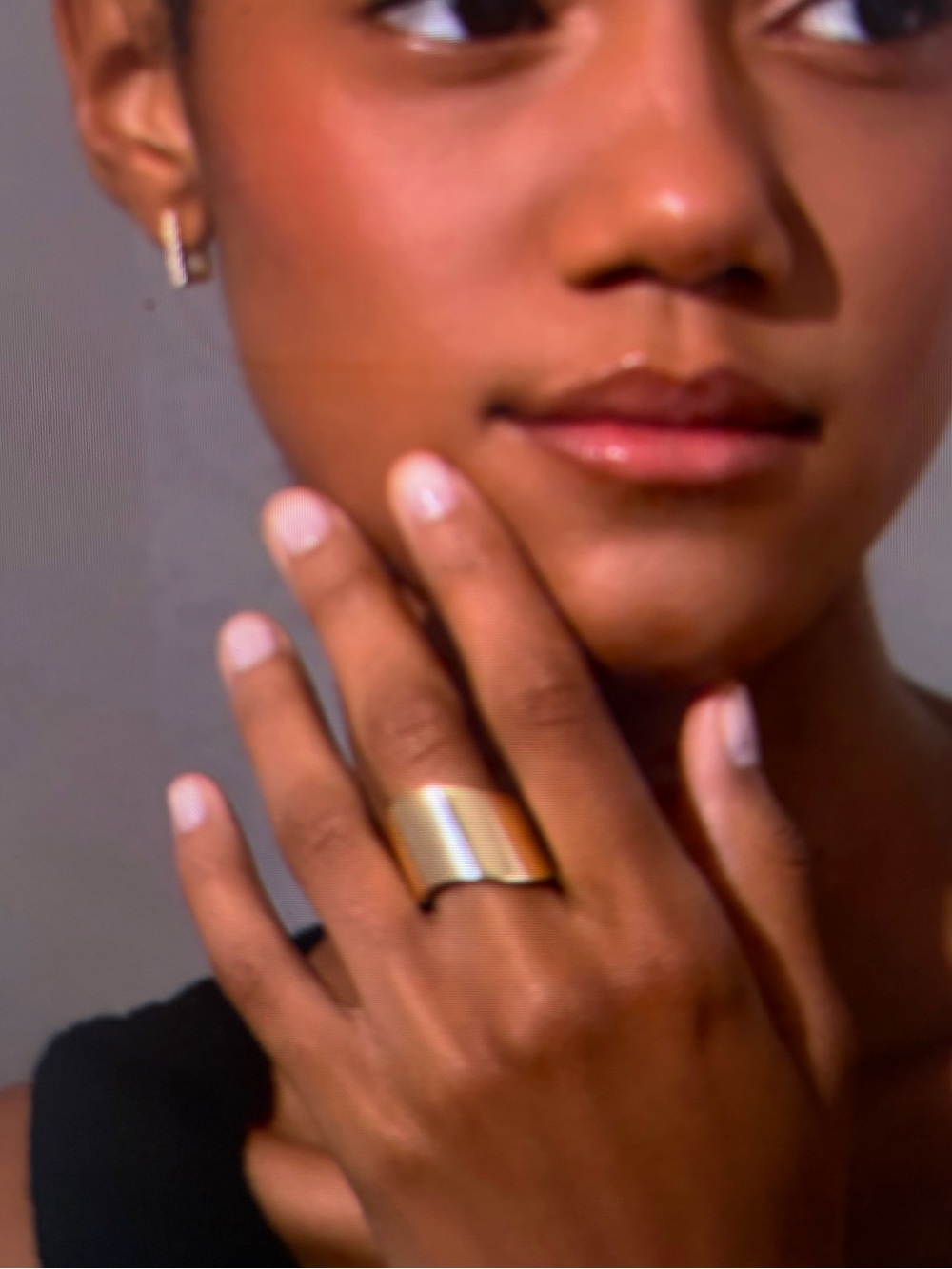 Uncommon James Gold “Rave statement ring”  size 7